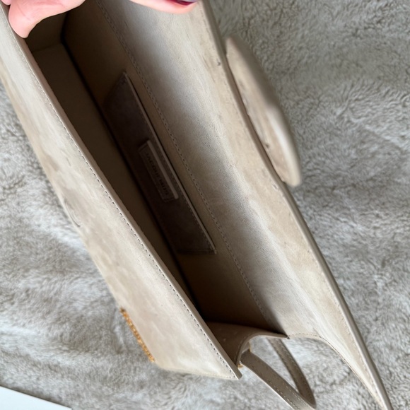 Jacquemus Beige Long Bambino Suede Purse - Picture 5 of 5